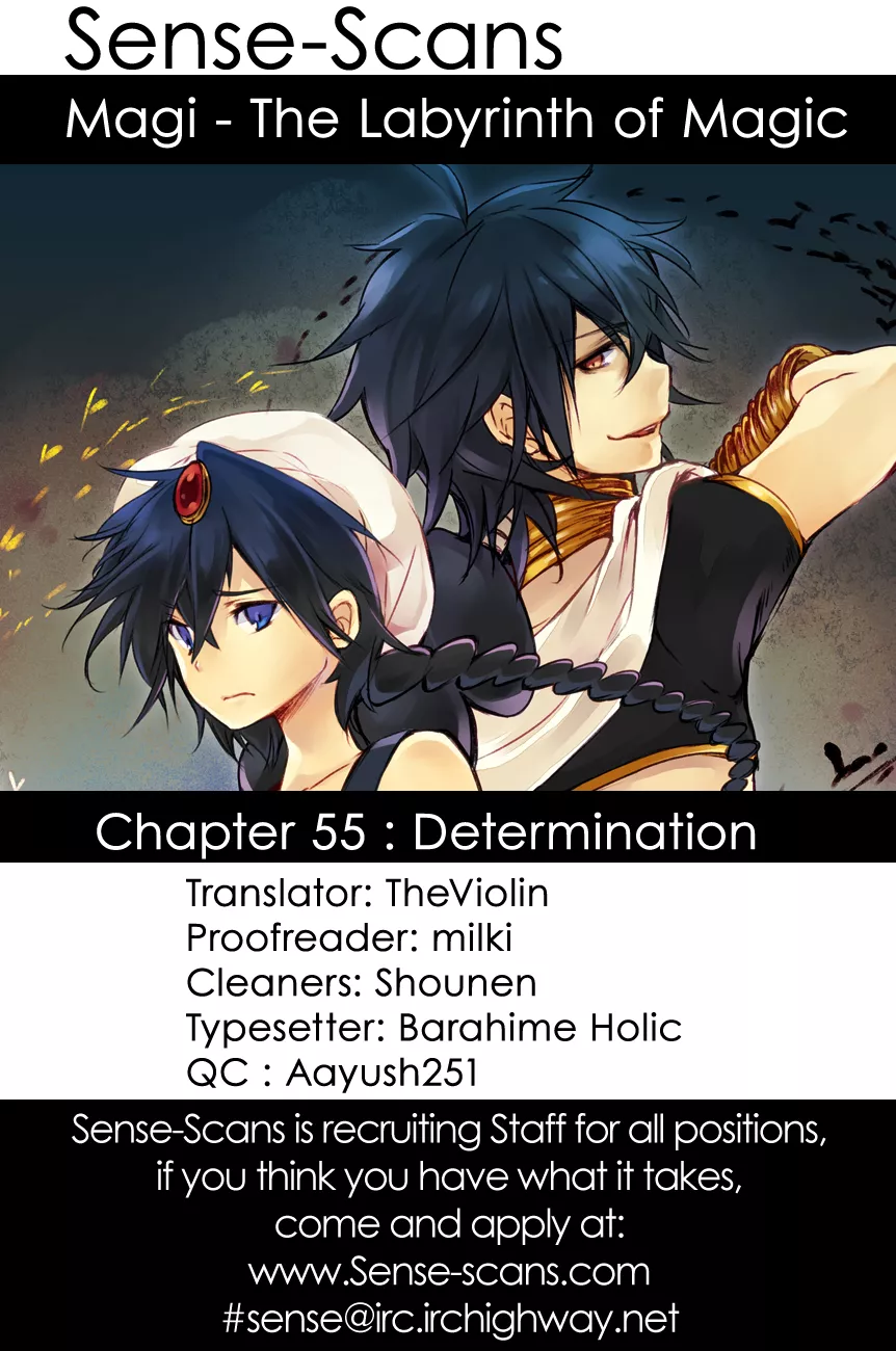 Read Magi – Labyrinth of Magic Chapter 55 - Determination Online