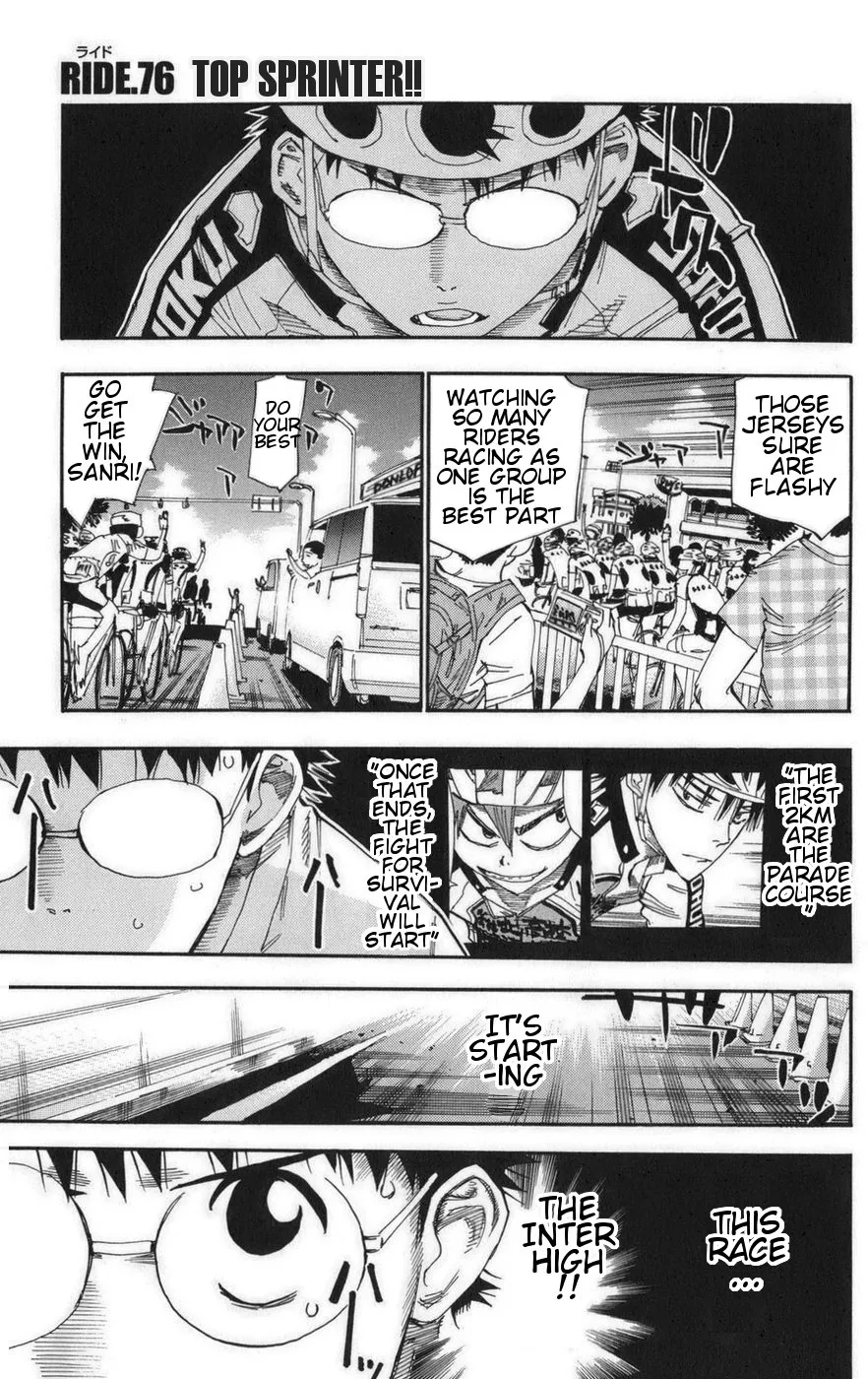 Read Yowamushi Pedal Chapter 76 - Top Springer!! Online