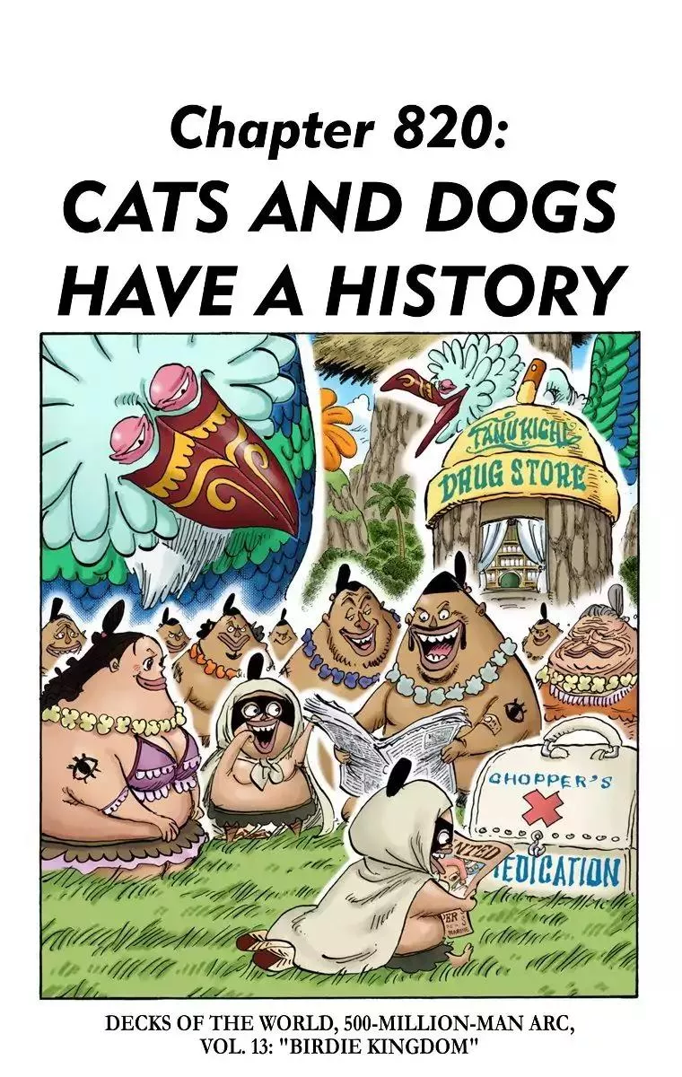 Read One Piece Chapter 820 - Cats And Dogs Have A History Online