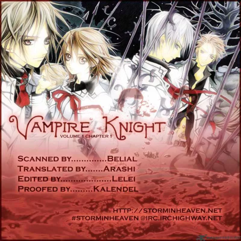 Read Vampire Knight Chapter 1 - The Night Class at Cross Academy Online