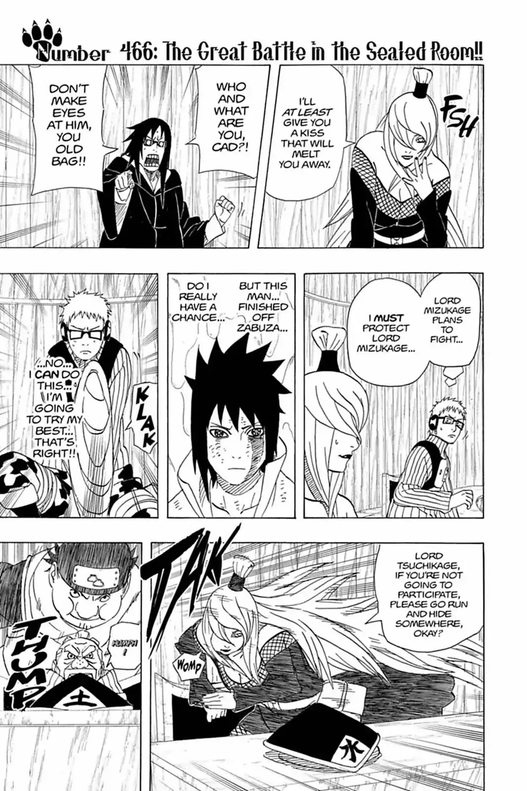 Read Naruto Chapter 466 - The Great Battle In Sealed Room...!! Online