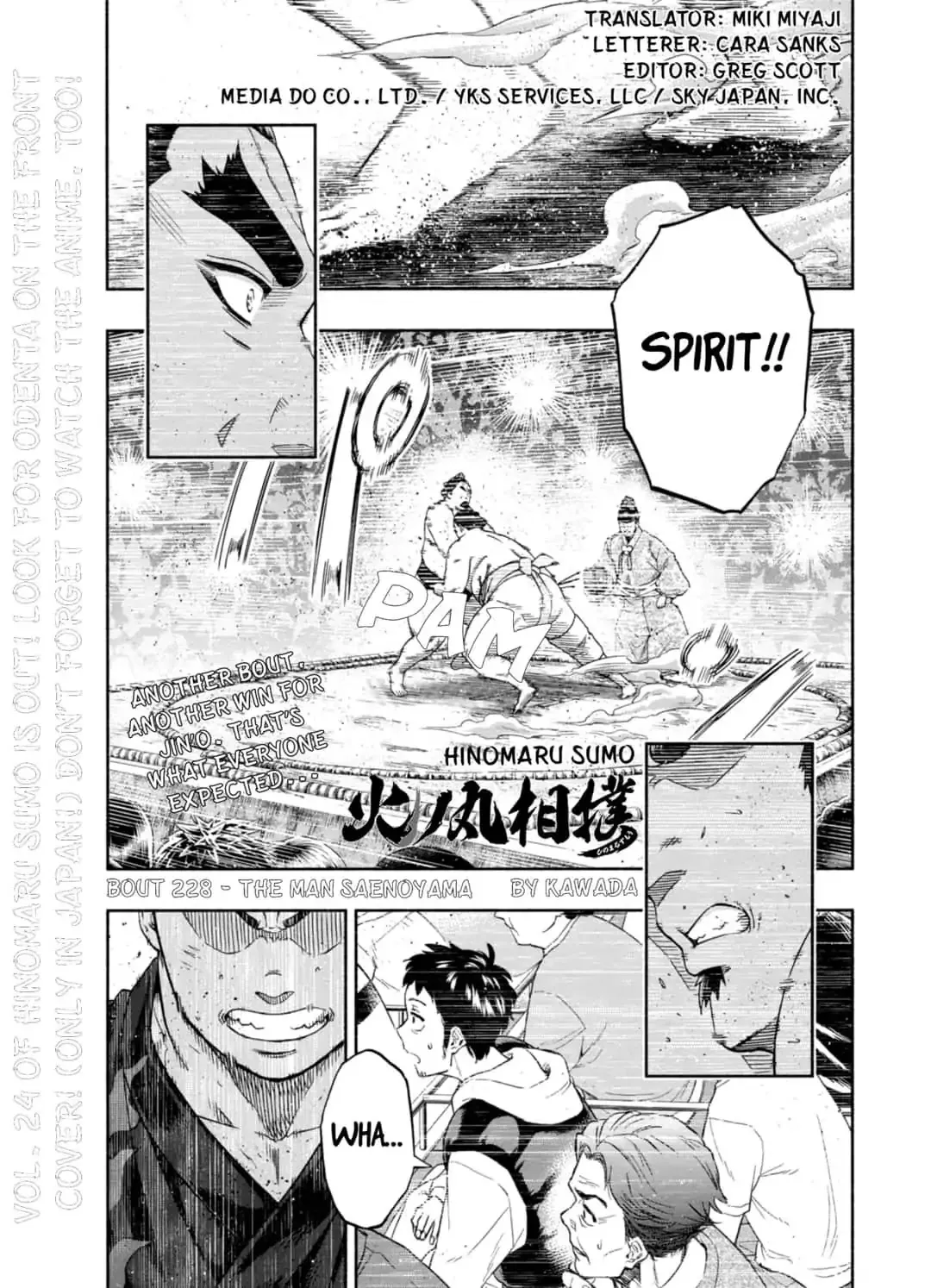Read Hinomaru Zumou Chapter 228 - The Man Saenoyama Online