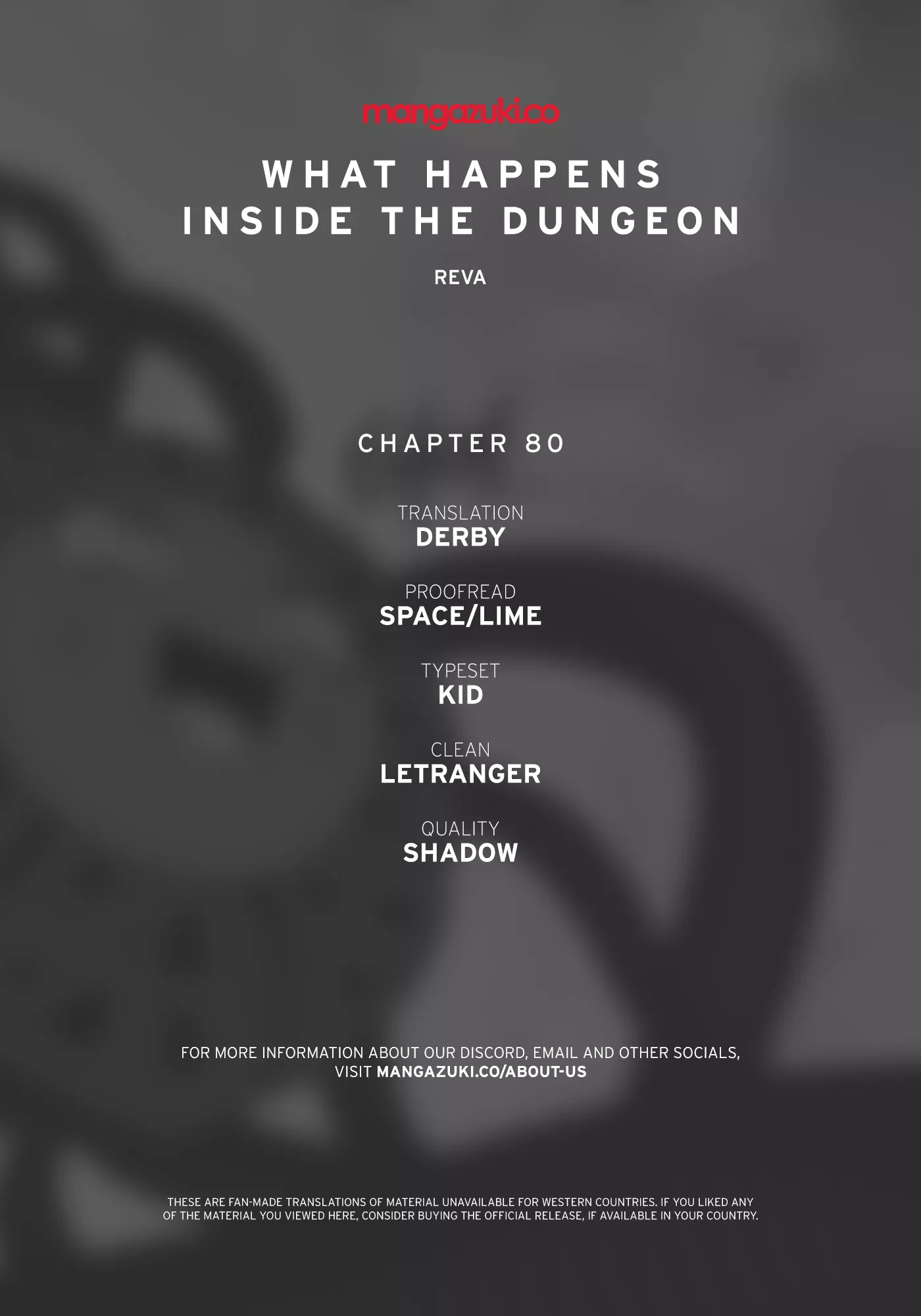 Read What Happens Inside the Dungeon Chapter 80 Online