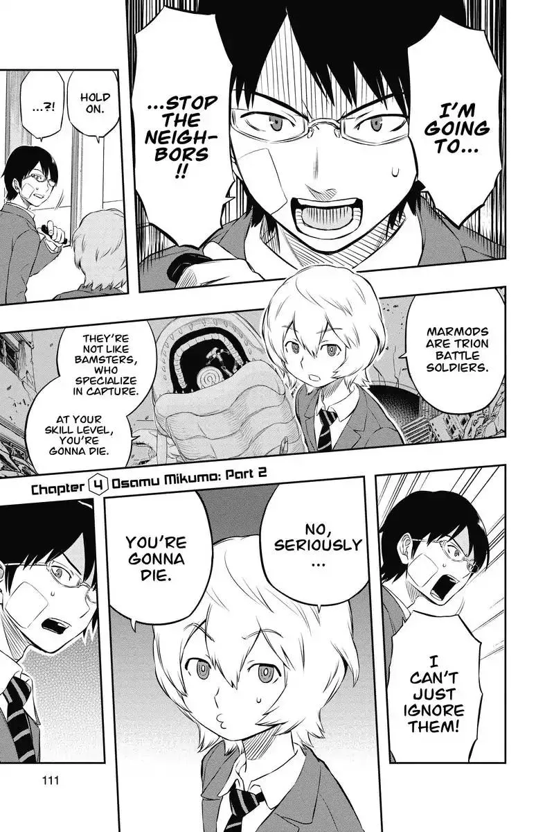 Read World Trigger Chapter 4 - Osamu Mikumo: Part 2 Online