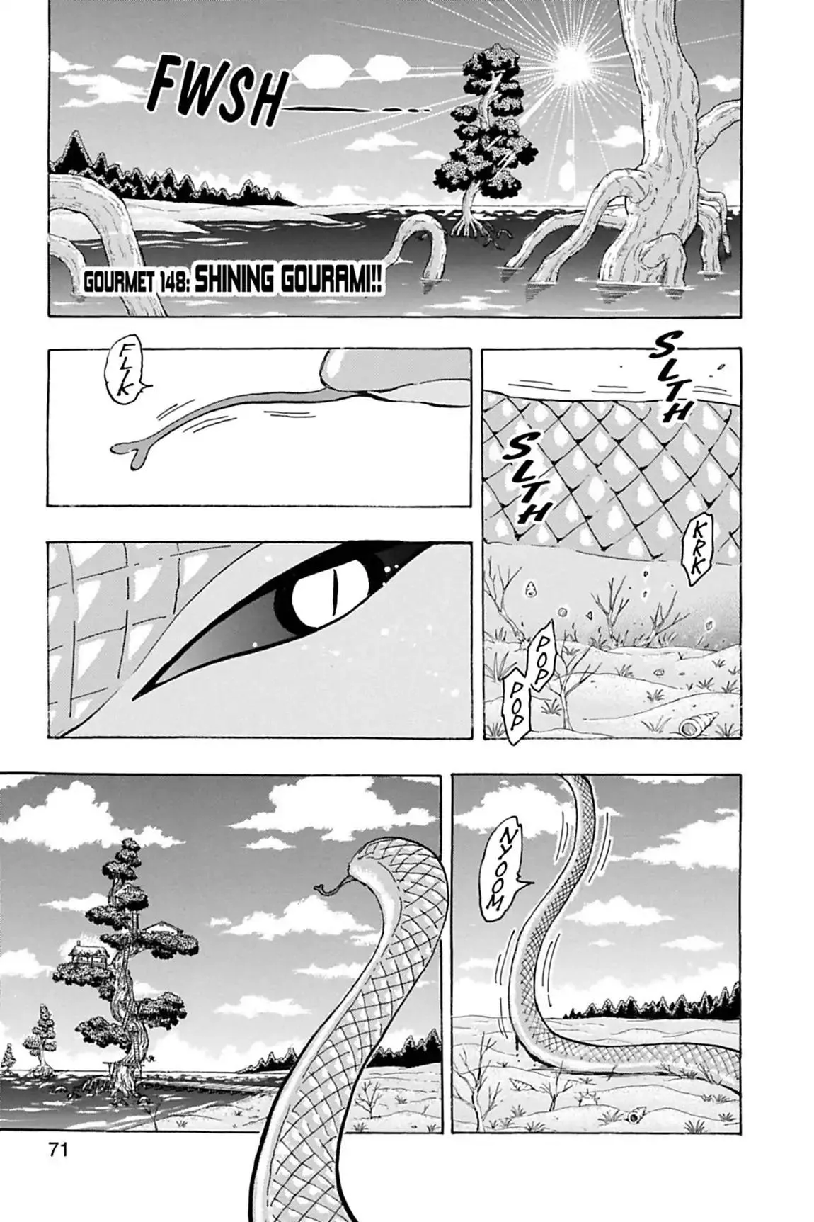 Read Toriko Chapter 148 - Vol.17 Gourmet 148: Shining Gourami!! Online