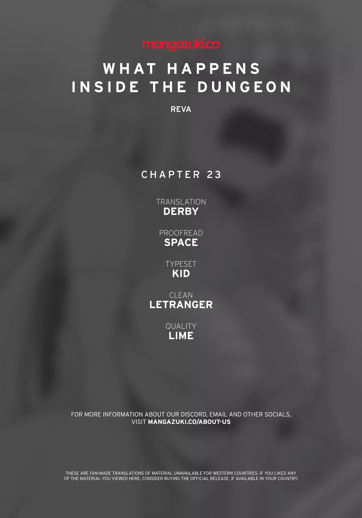 Read What Happens Inside the Dungeon Chapter 23 Online