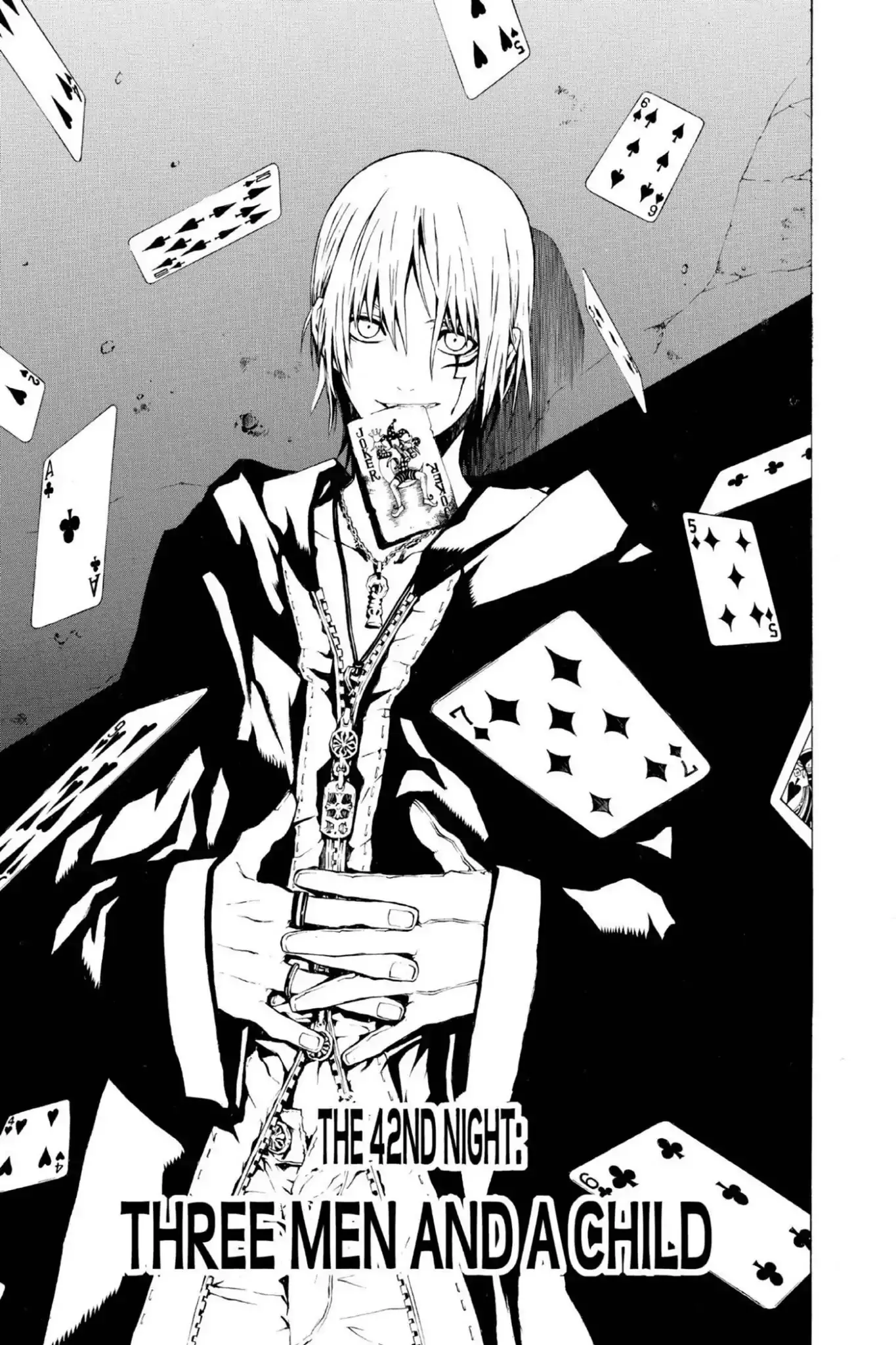 Read D.Gray-man Chapter 42 - Vol.5 The 42nd Night: Three Men and a Child Online