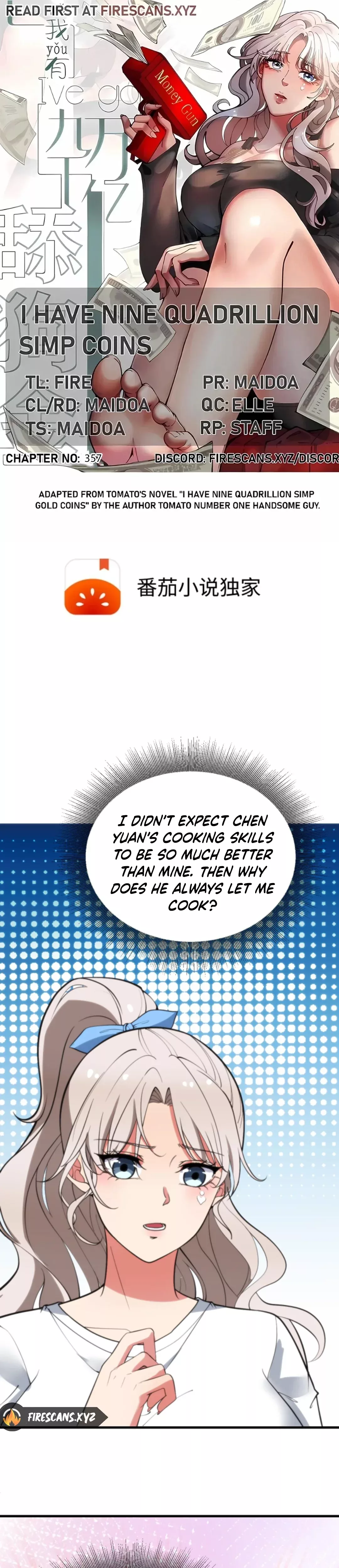 Read I Have Nine Quadrillion Simp Gold Coins Chapter 358 Online