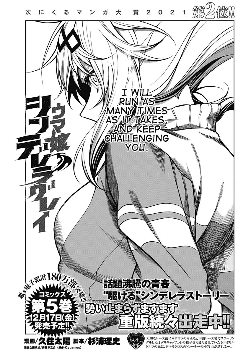 Read Uma Musume: Cinderella Gray Chapter 63 - I'm Not Giving Up After All Online