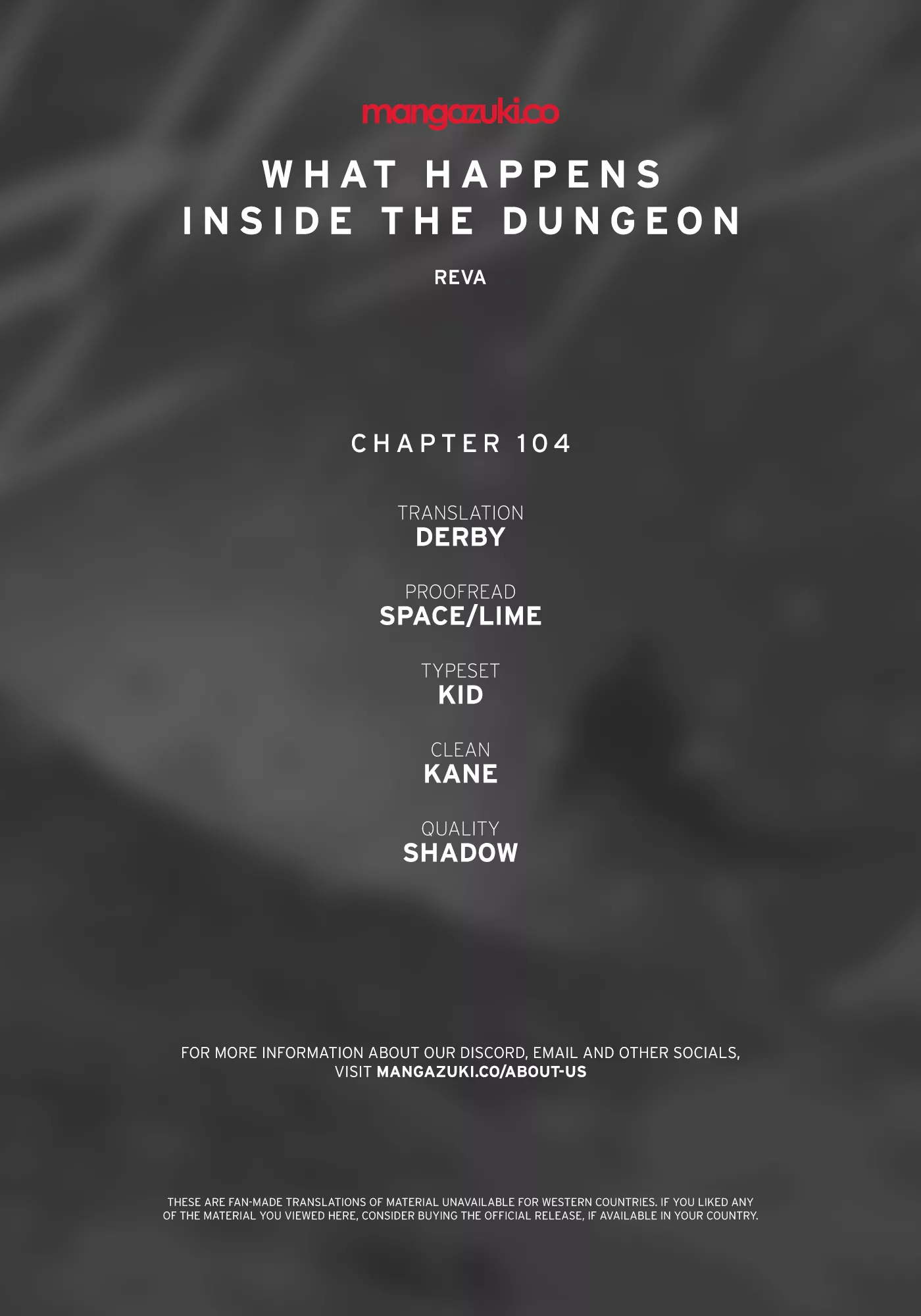 Read What Happens Inside the Dungeon Chapter 104 Online