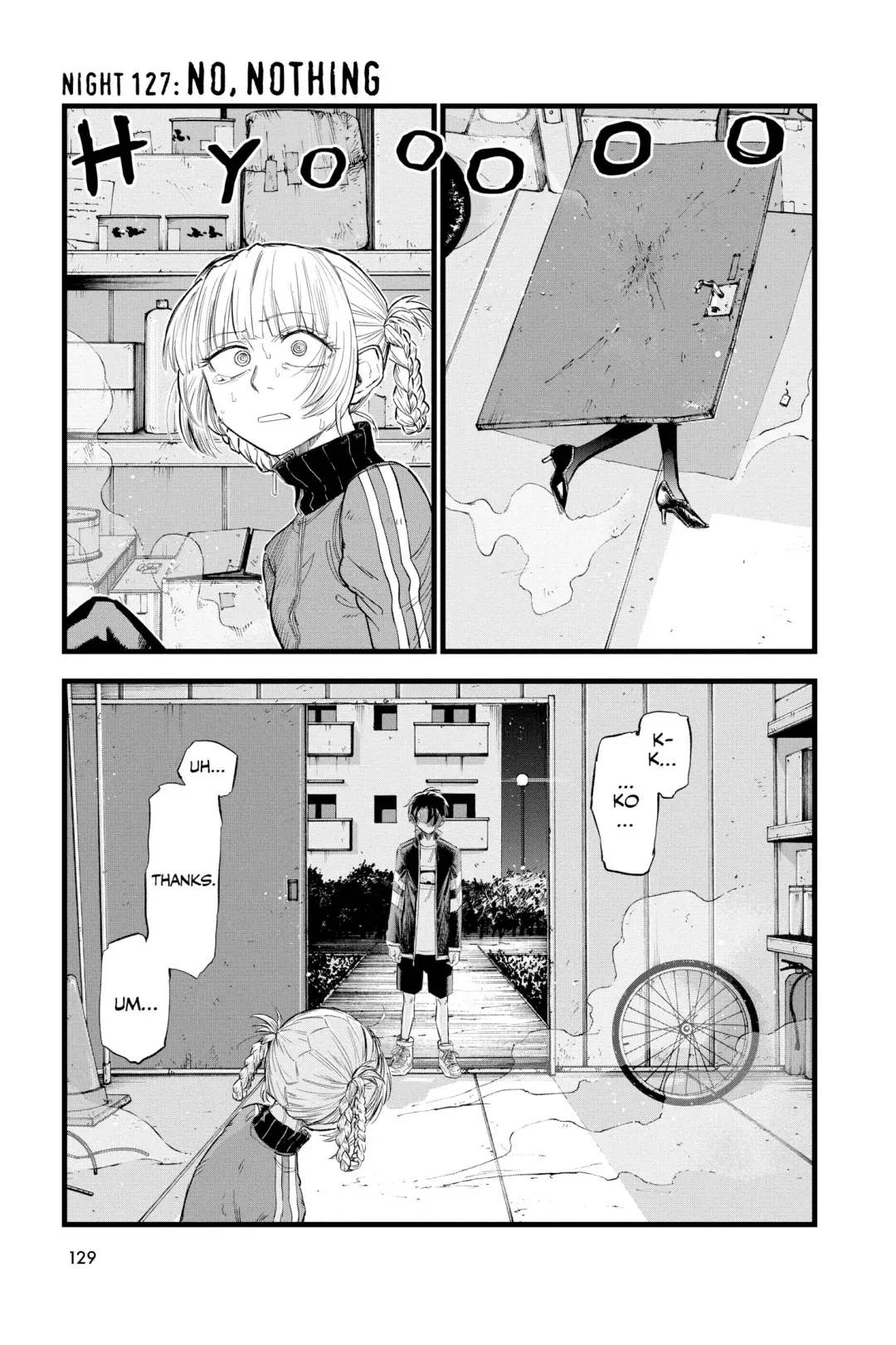 Read Yofukashi no Uta Chapter 127 - Nothing Online