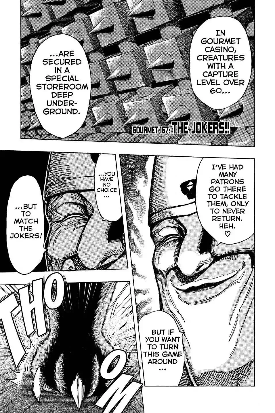 Read Toriko Chapter 167 - Vol.19 Gourmet 167: The Jokers!! Online