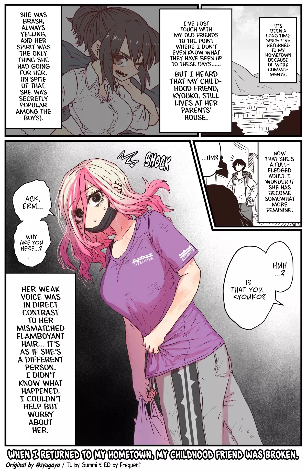 Read When I Returned to My Hometown, My Childhood Friend was Broken Chapter 1 Online