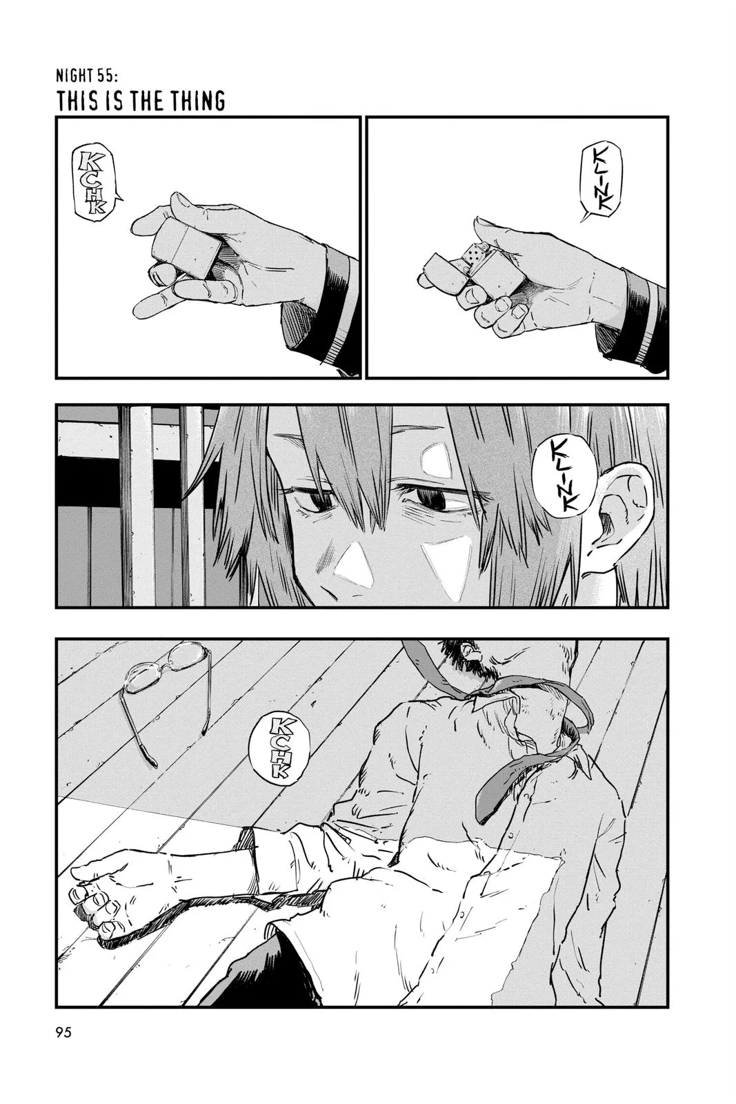 Read Yofukashi no Uta Chapter 55 Online