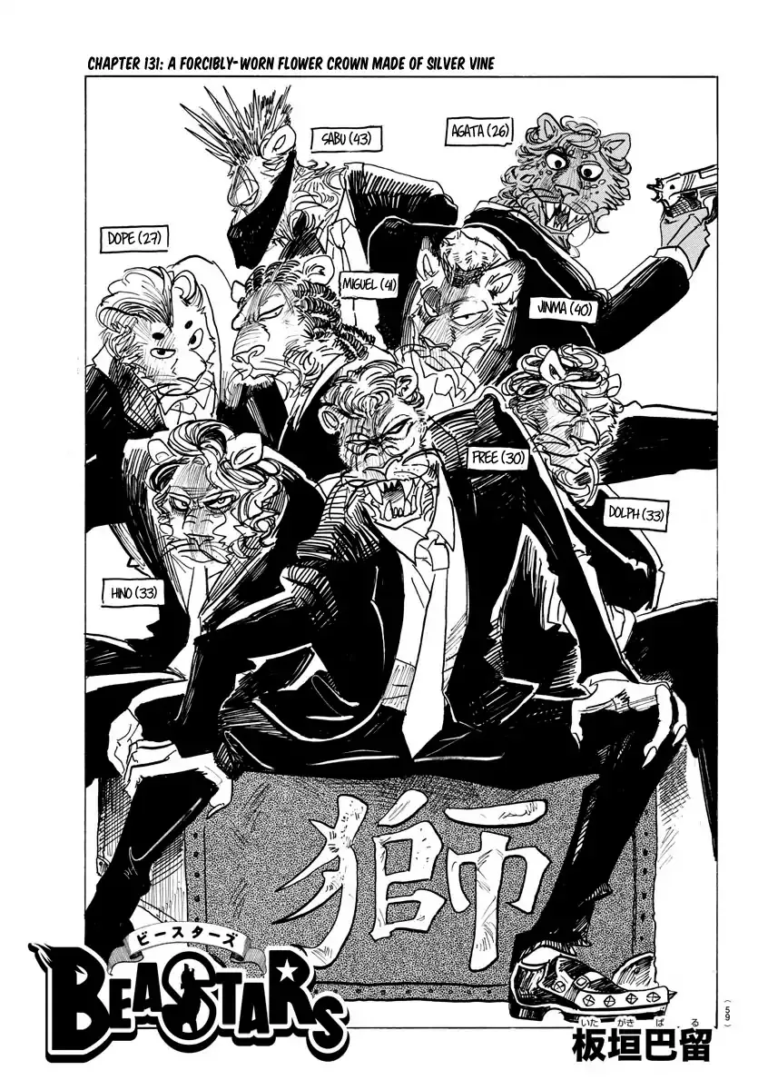 Read Beastars Chapter 131 - A Forcibly-worn Flower Crown Made of Silver Vine Online