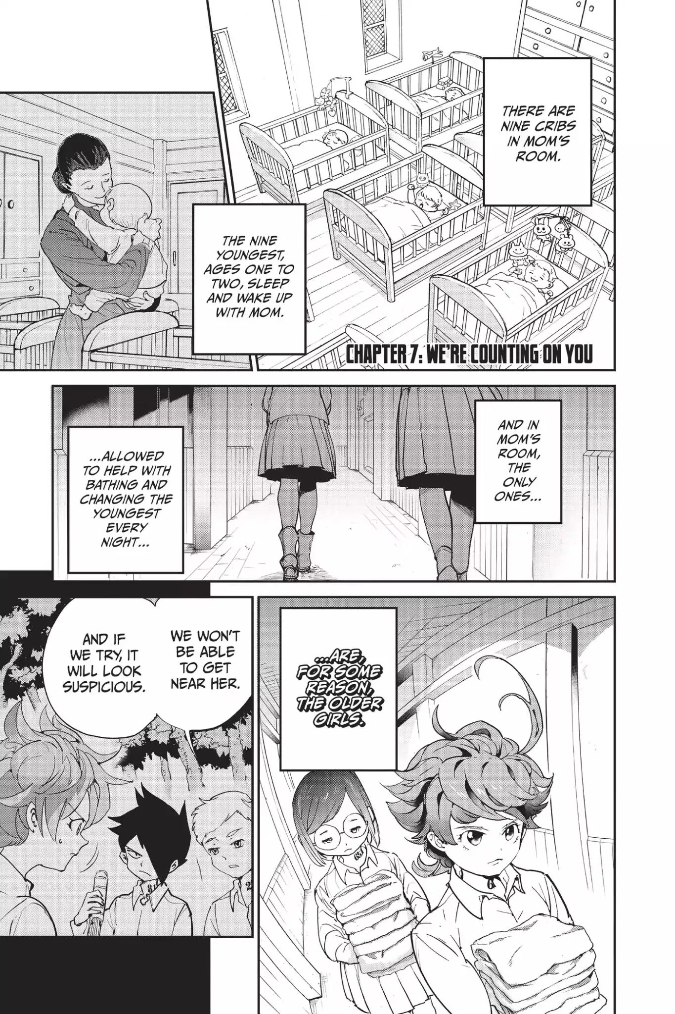 Read Yakusoku no Neverland Chapter 7 - We're Counting on You Online