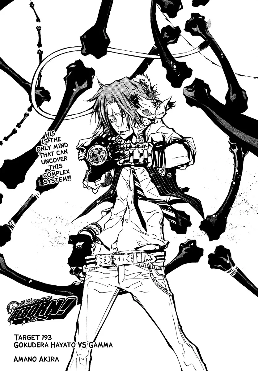 Read Katekyou Hitman Reborn! Chapter 193 - Gokudera Hayato vs. Gamma Online