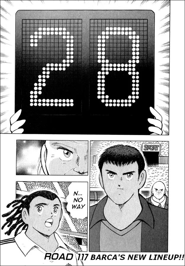 Read Captain Tsubasa Road to 2002 Chapter 117 - Barca's New Lineup! Online