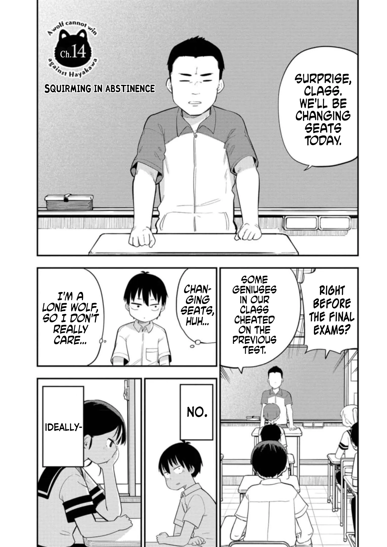 Read Ookami-kun wa Hayakawa-san ni Katenai Chapter 14 - Squirming in Abstinence Online