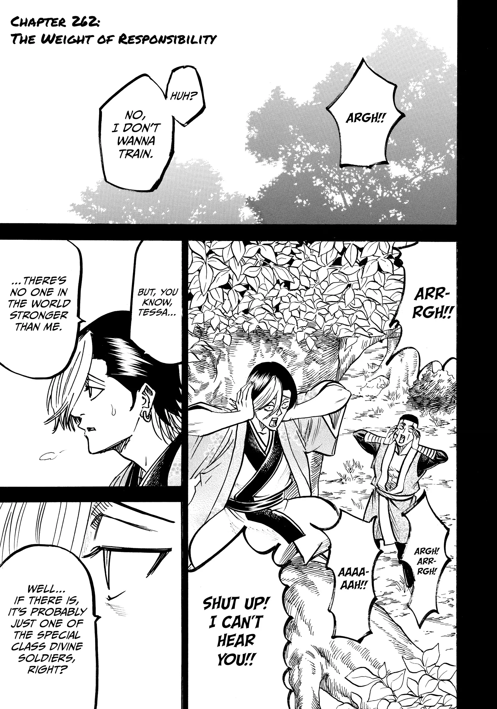 Read Gamaran: Shura Chapter 262 - The Weight of Responsibility Online