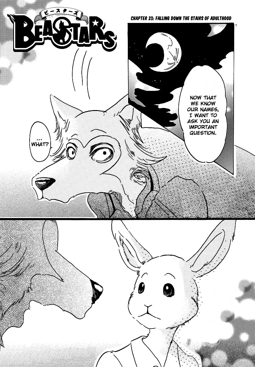 Read Beastars Chapter 23 - Falling Down the Stairs of Adulthood Online