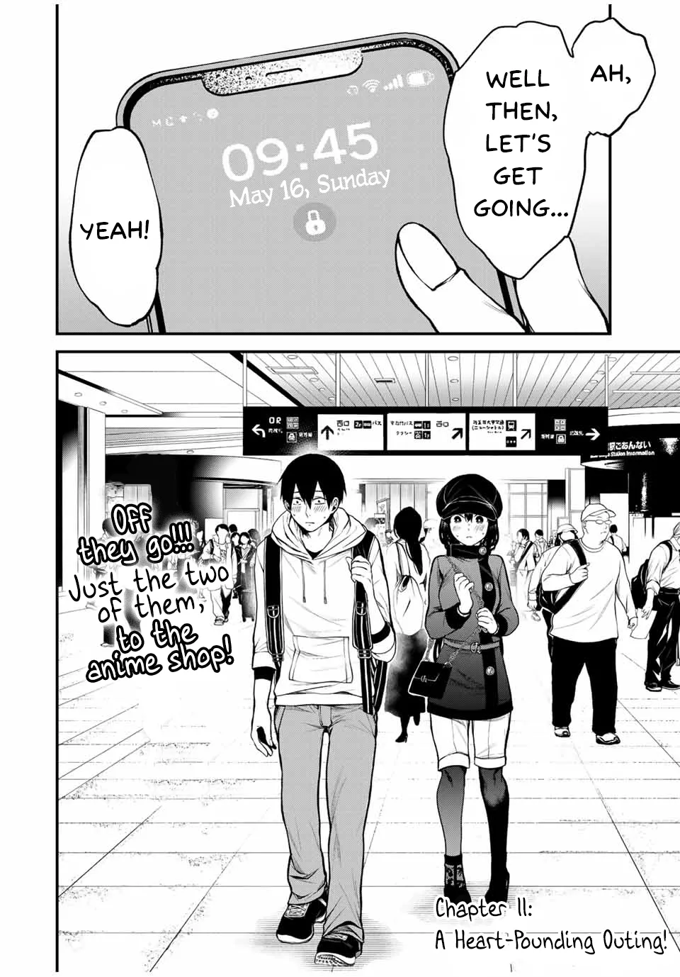 Read Tonari no Kurokawa-san Chapter 11 - A Heart-Pounding Outing! Online