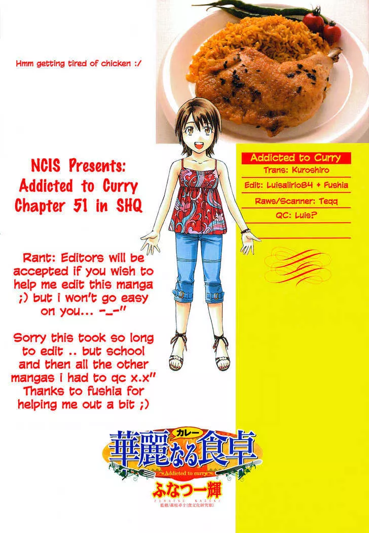 Read Addicted to Curry Chapter 51 - The Young Girl's Appeal And The Previous Cooking Competition Online