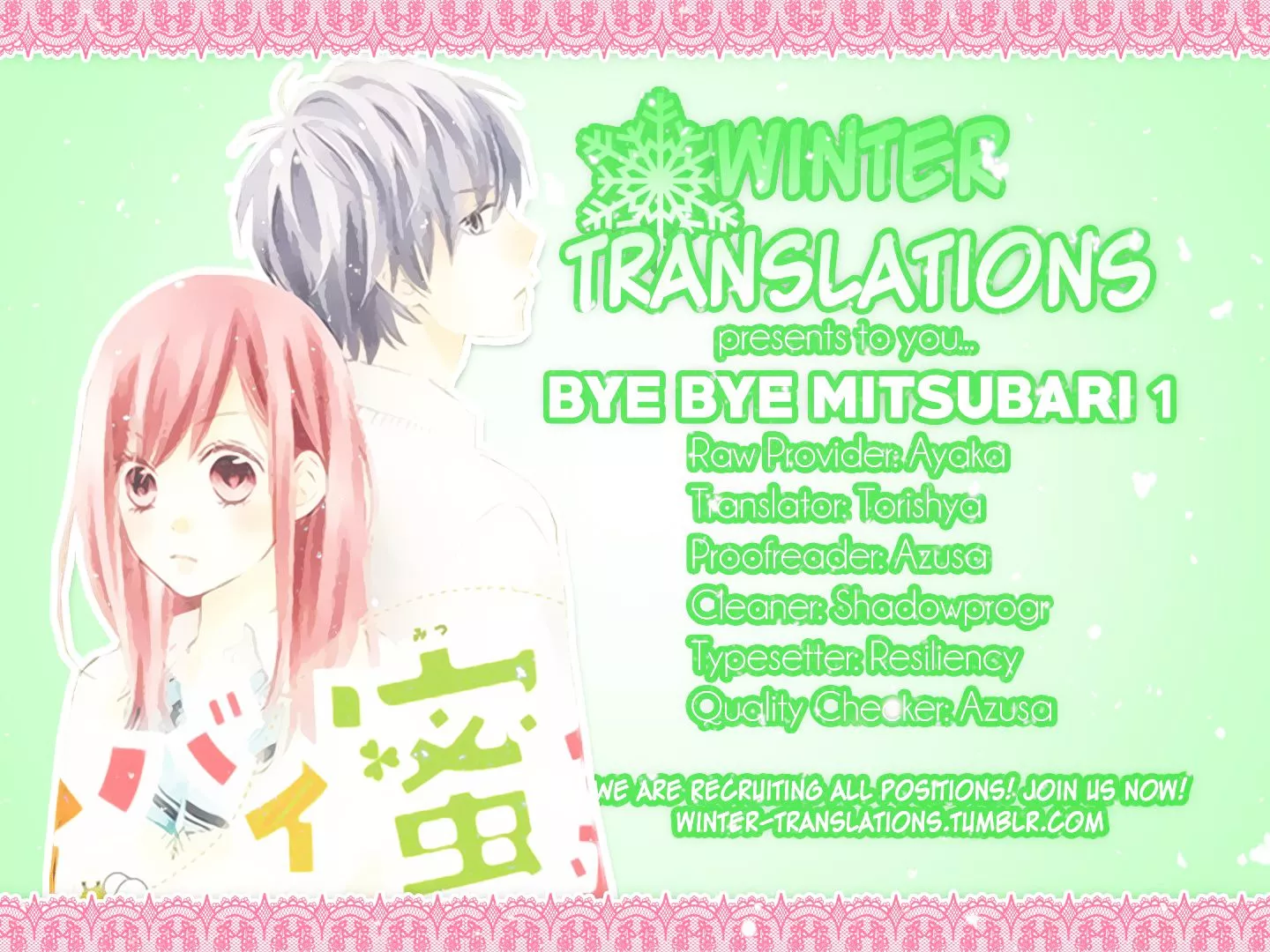 Read Bye-Bye Mitsubari Chapter 1 Online