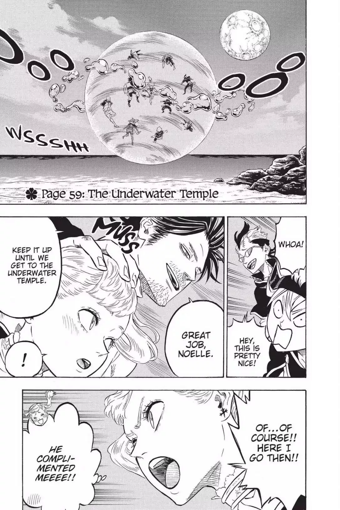 Read Black Clover Chapter 59 - Vol.7 Page 59: The Underwater Temple Online