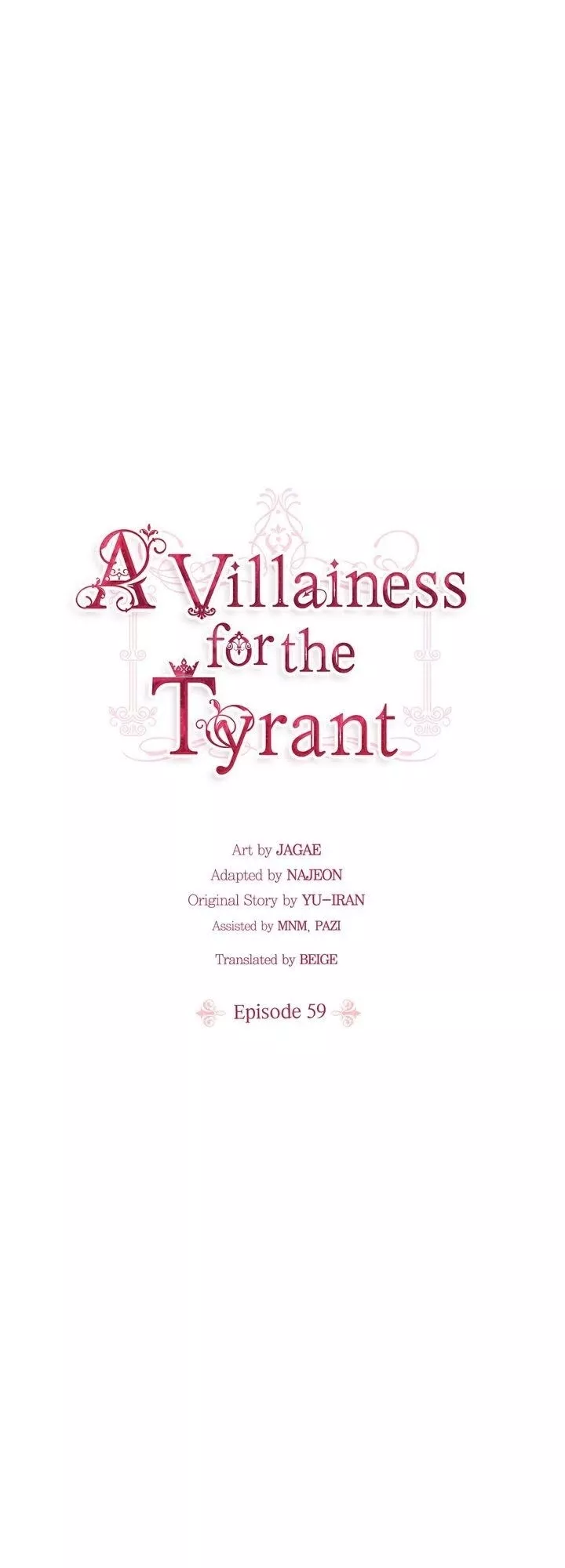 Read A Villainess for the Tyrant Chapter 59 Online