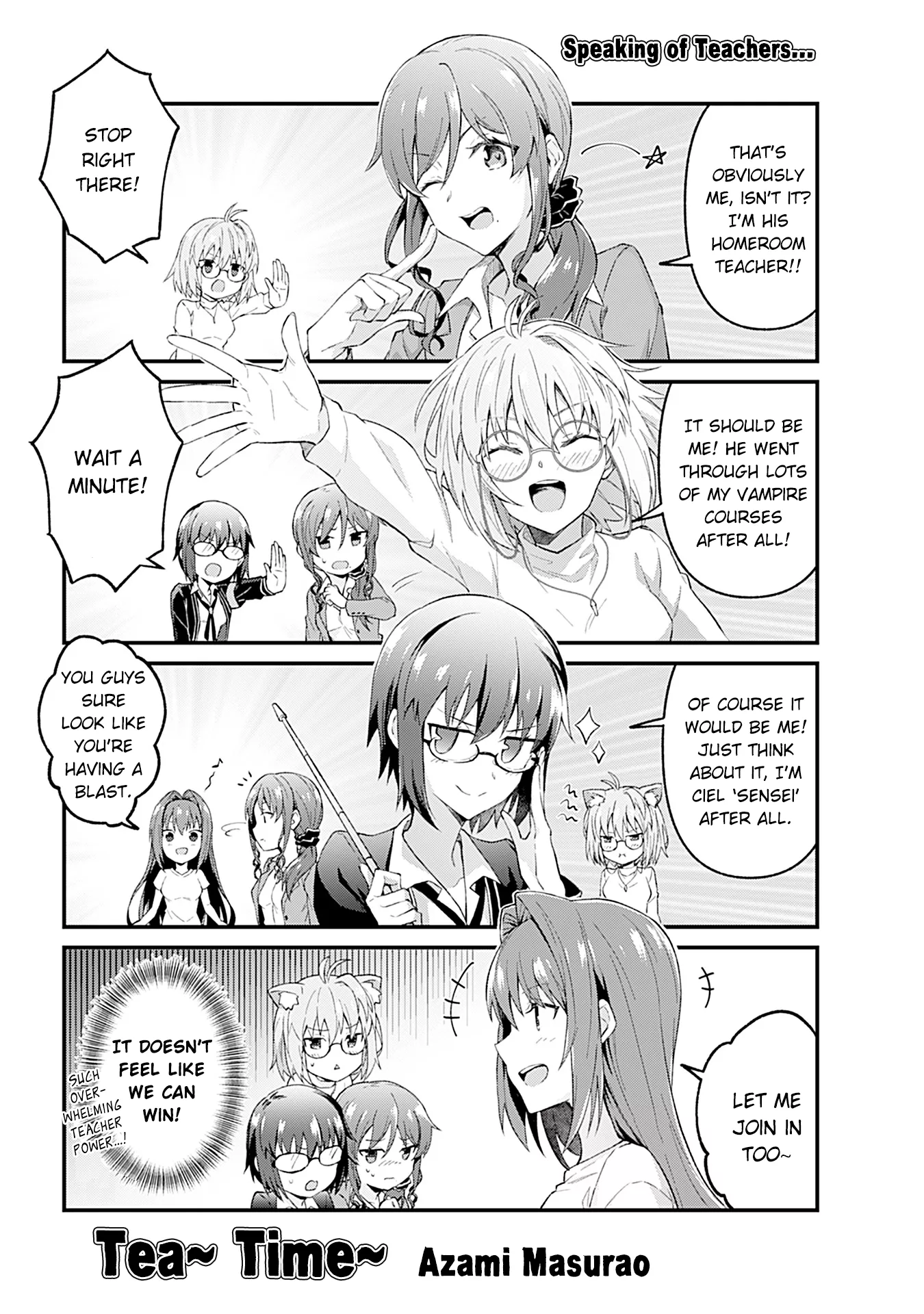 Read Tsukihime－A piece of blue glass moon－Anthology Comic STAR Chapter 6 - Tea~ Time~ (Azami Masurao) Online