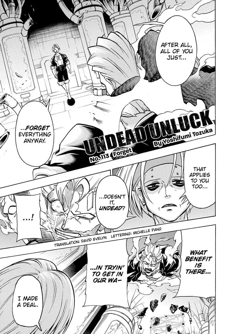 Read Undead + Unluck Chapter 113 Online