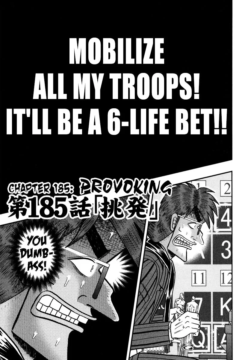 Read Gambling Outcast Kaiji: The One Poker Arc – Kaiji Part 5 Chapter 185 - Provoking Online