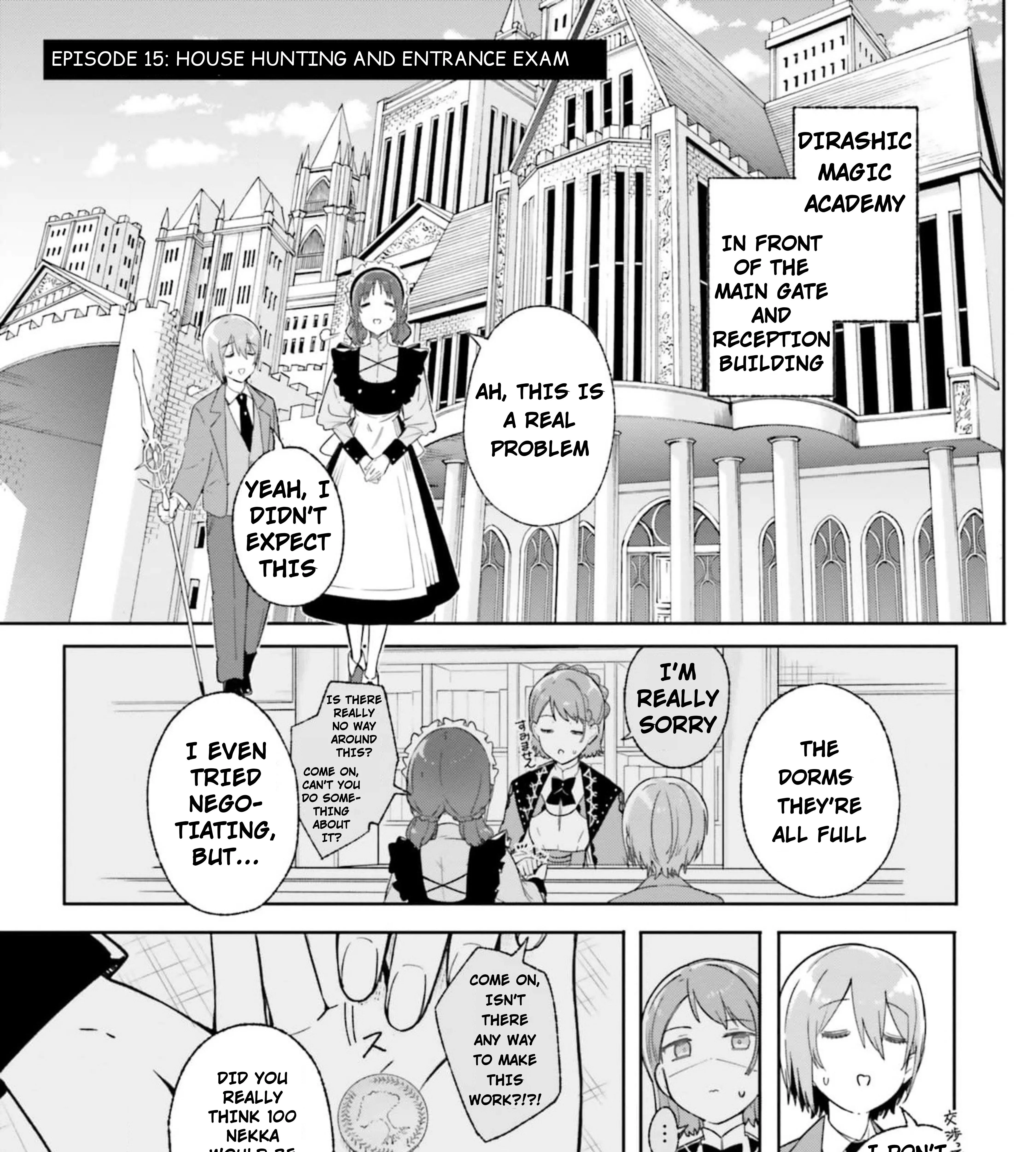 Read Kunon the Sorcerer Can See Chapter 15 - house hunting and entrance exam Online