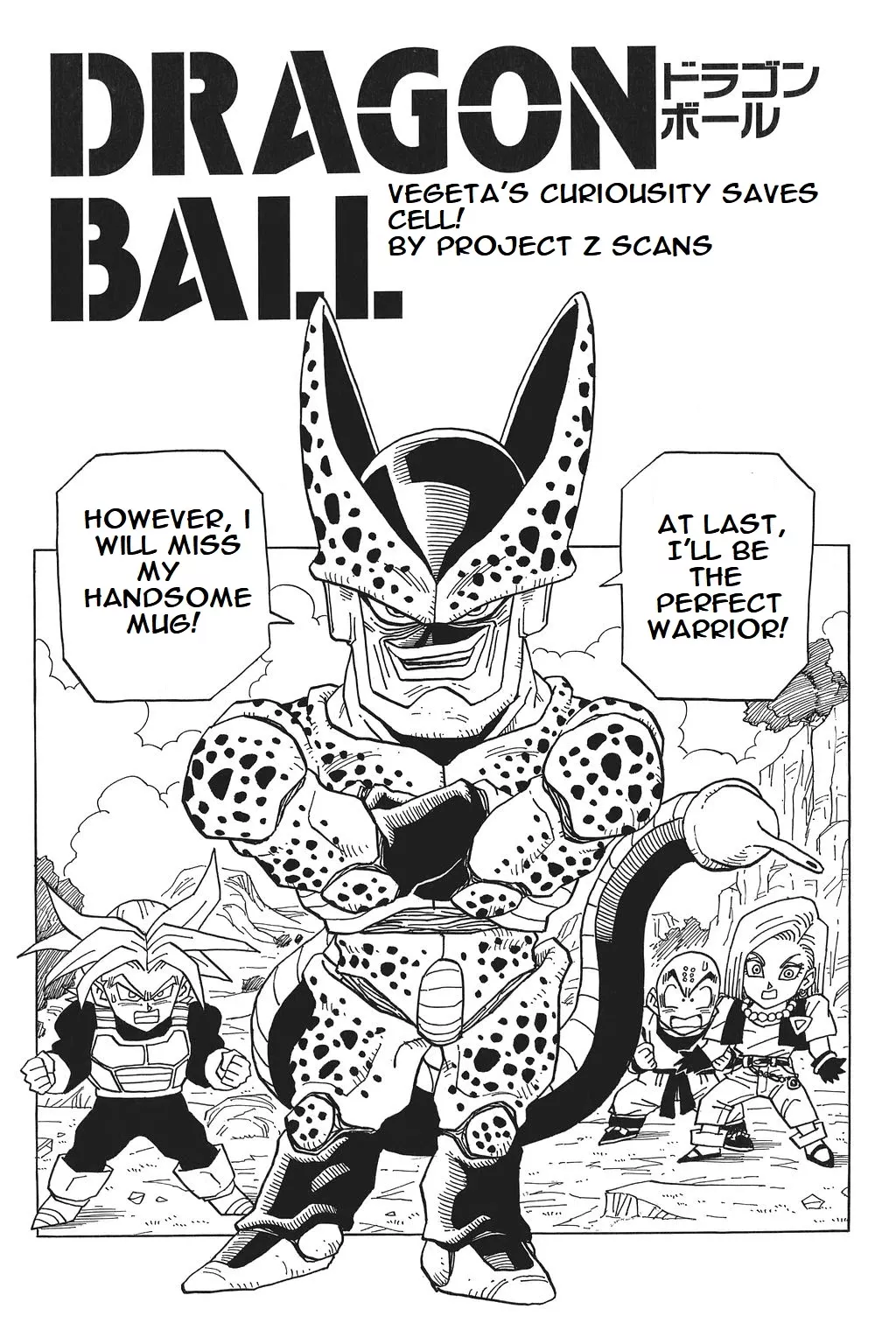 Read Dragon Ball Chapter 381 - Vegeta's Curiosity Saves Cell Online