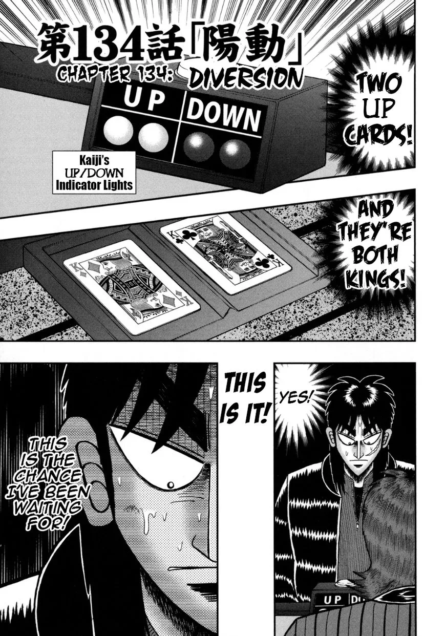Read Gambling Outcast Kaiji: The One Poker Arc – Kaiji Part 5 Chapter 134 - Diversion Online