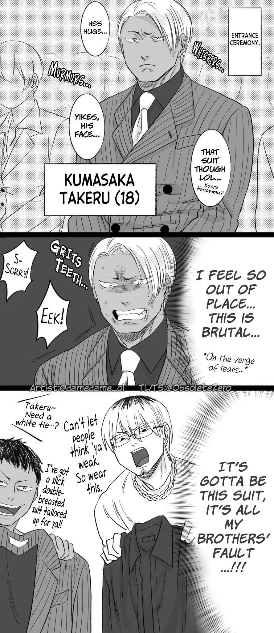 Read Kuma to Usagi wa Tomodachi dewa Irarenai Chapter 7.2 - [Extra Chapter] Entrance Ceremony - 1 Online