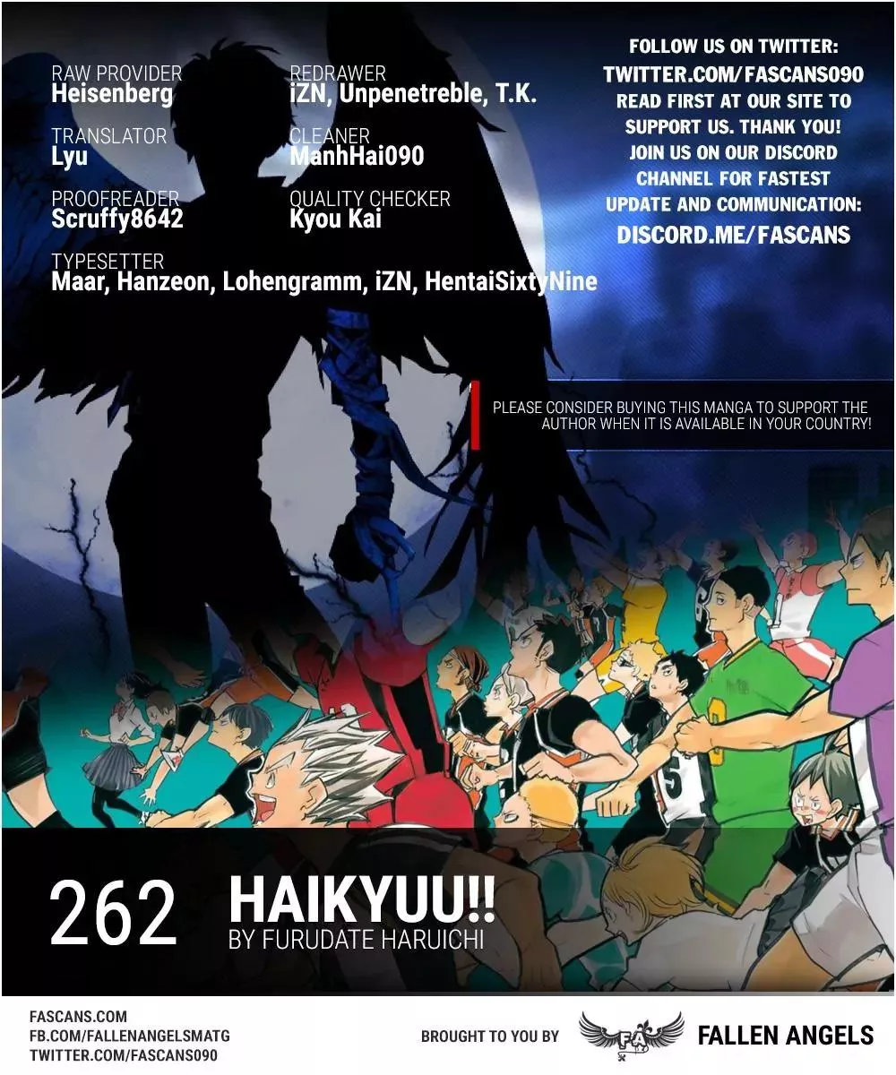 Read Haikyu!! Chapter 262 - Always Enthusiastic Online