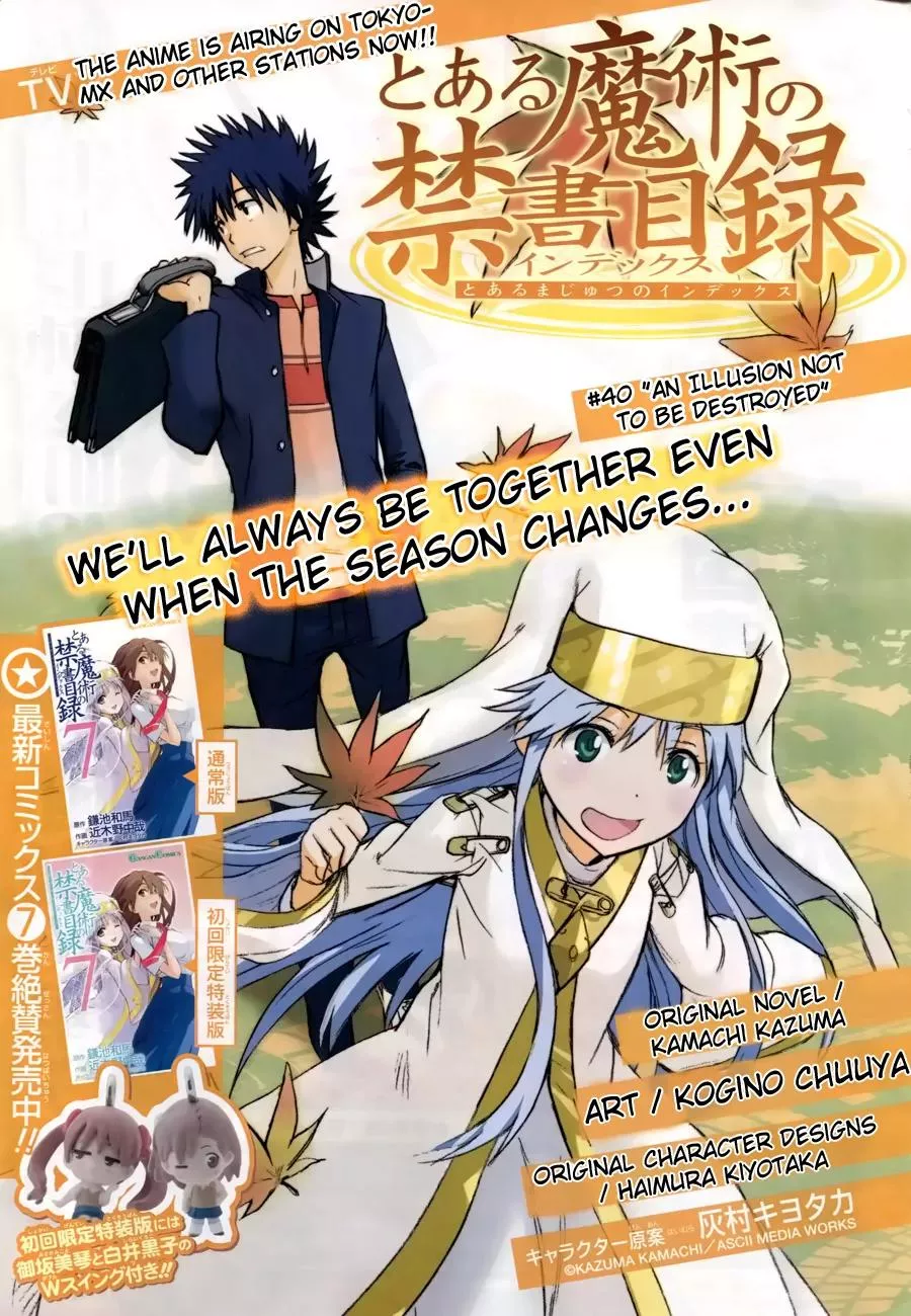 Read To Aru Majutsu no Kinsho Mokuroku Chapter 40 - An Illusion not to be Destroyed Online