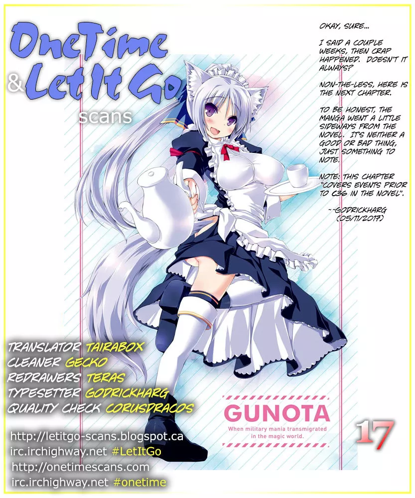 Read Gunota ga Mahou Sekai ni Tensei Shitara, Gendai Heiki de Guntai Harem o Tsukucchaimashita!? Chapter 17 Online