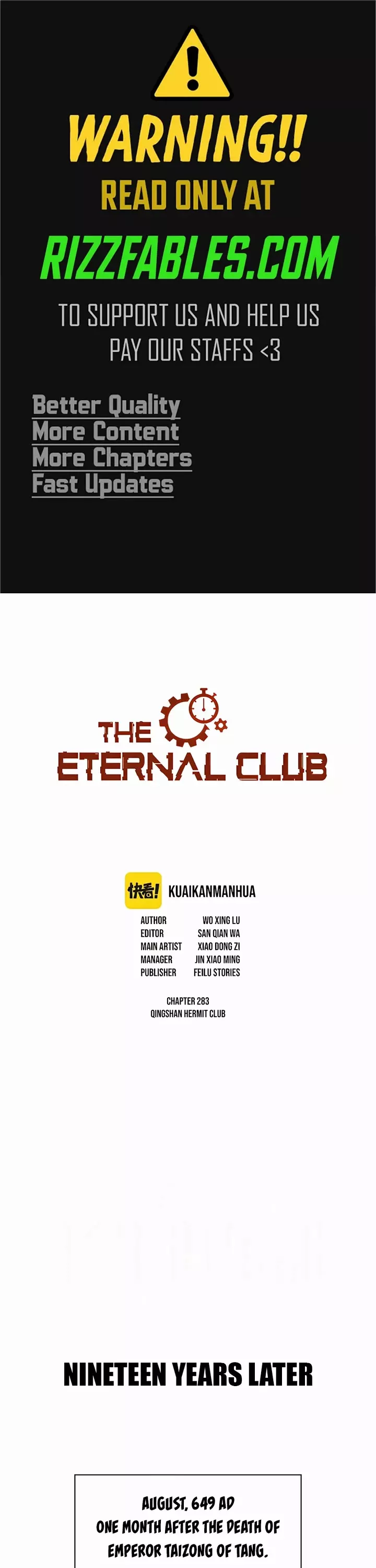 Read Eternal Club Chapter 283 Online