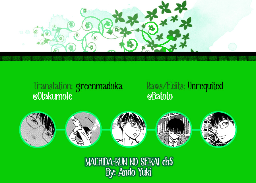 Read Machida-kun no Sekai Chapter 5 Online