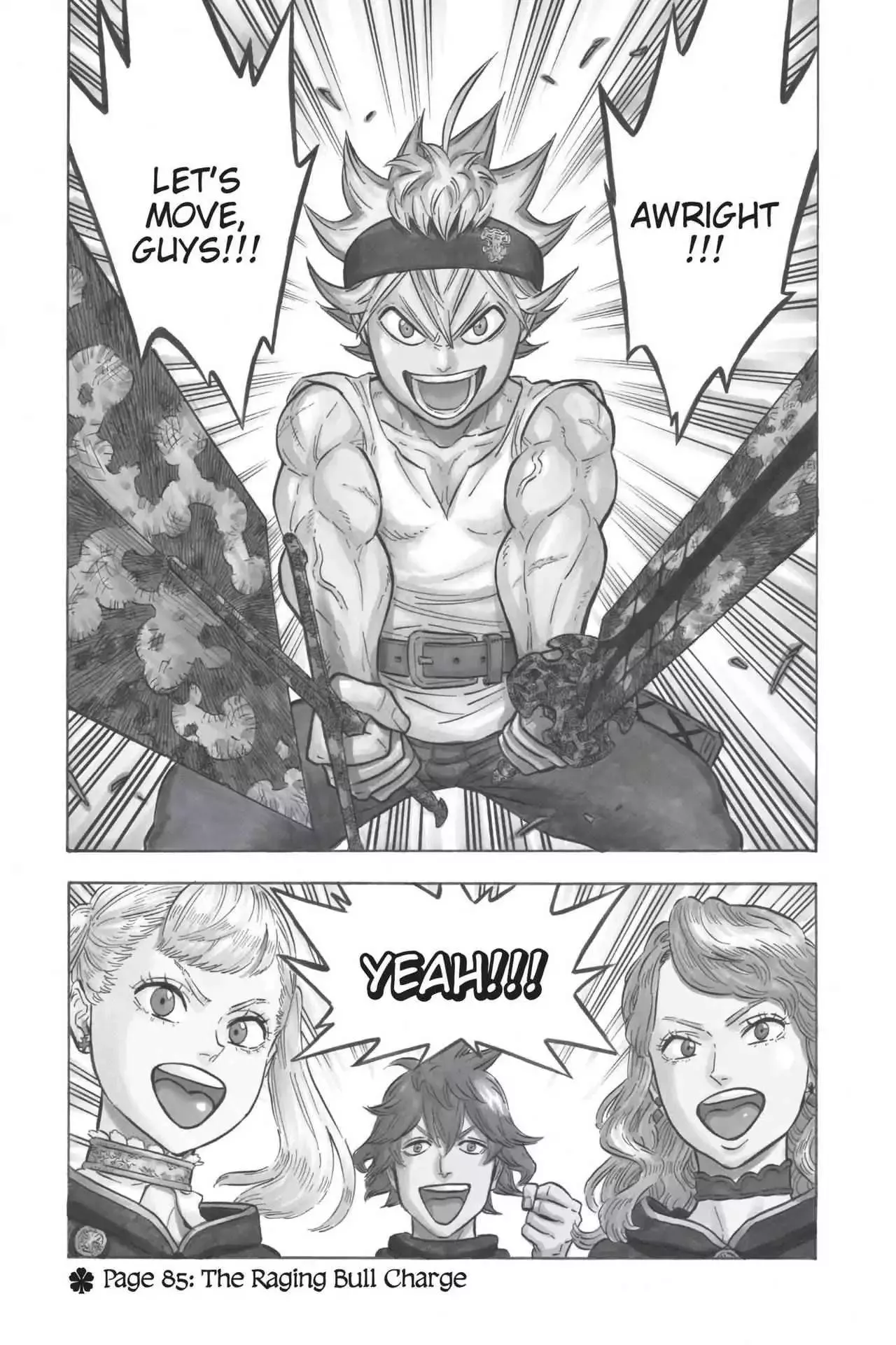 Read Black Clover Chapter 85 - Vol.10 Page 85: The Raging Bulls Charge Online