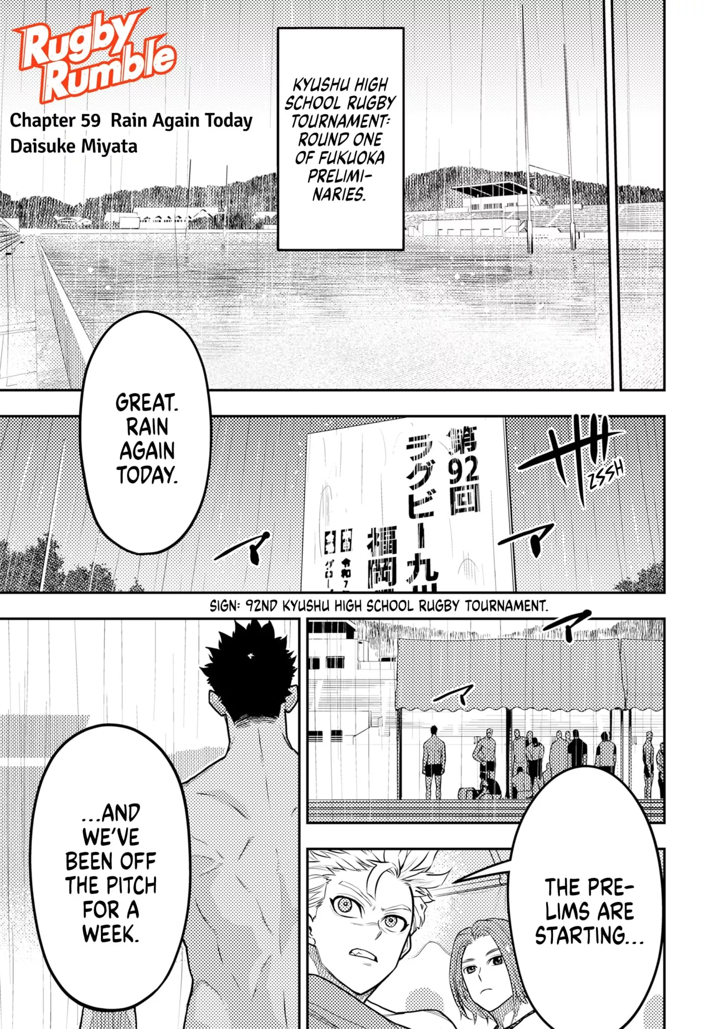 Read Rugby Rumble Chapter 59 - Rain Again Today Online