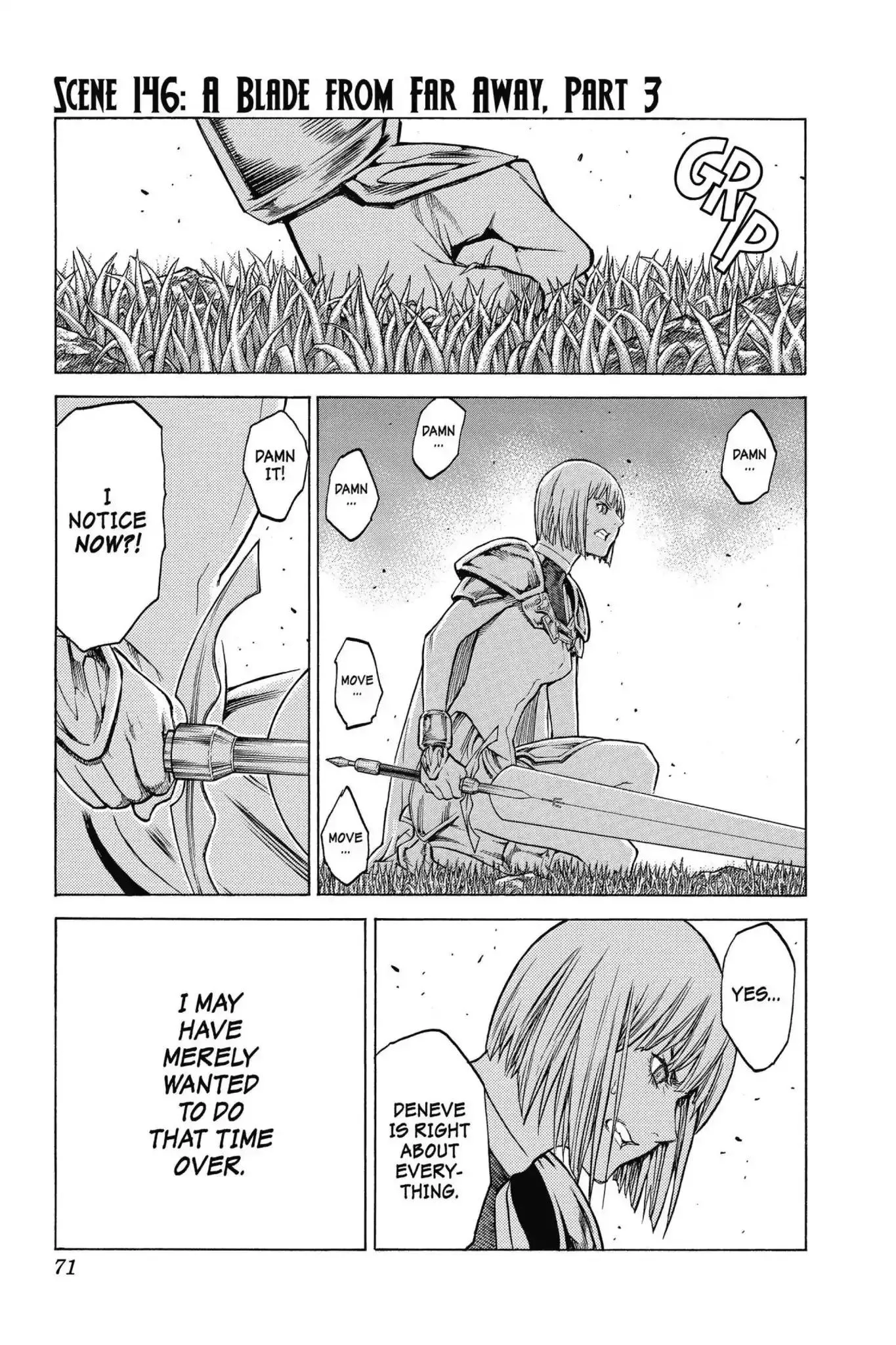 Read Claymore Chapter 146 - Vol.26 Scene 146: A Blade from Far Away, Part 3 Online