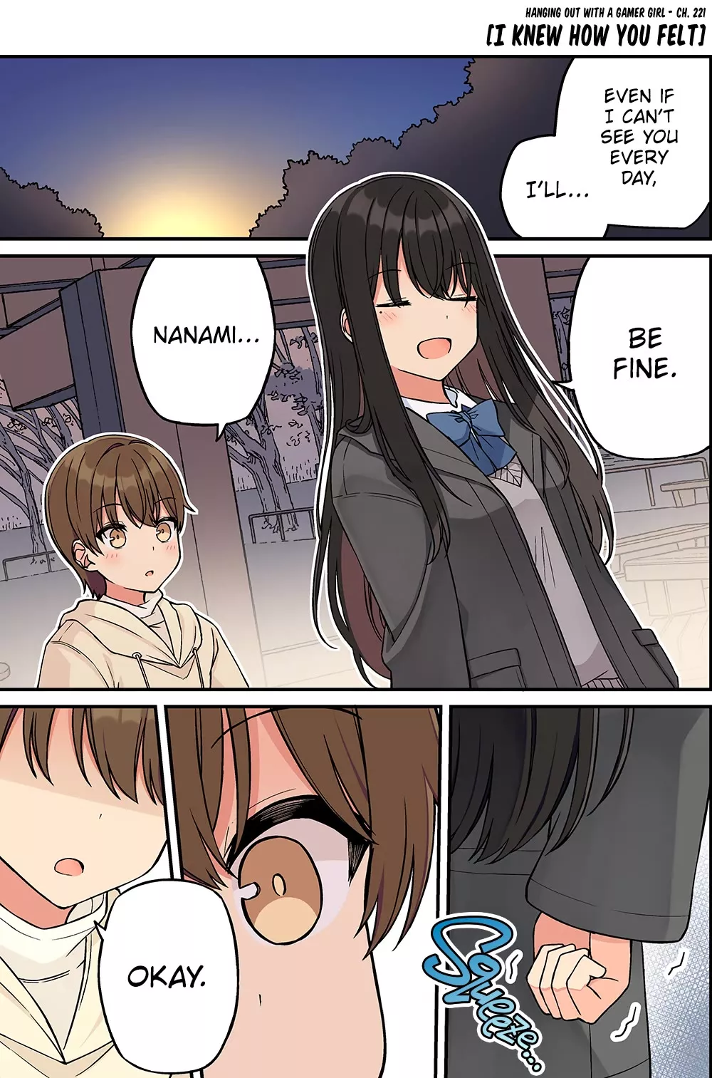 Read Hanging Out With a Gamer Girl Chapter 221 - I Knew How You Felt Online