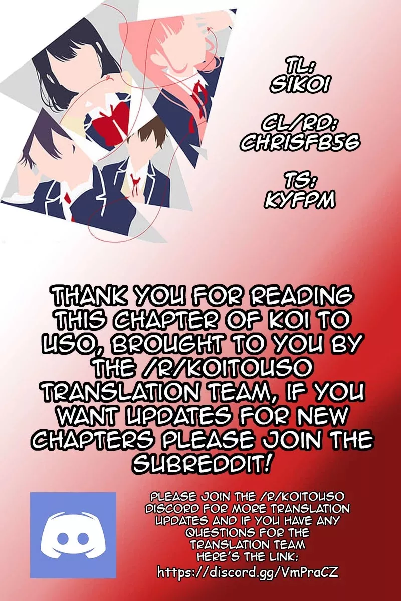 Read Koi to Uso Chapter 265 - Two Visitors Online