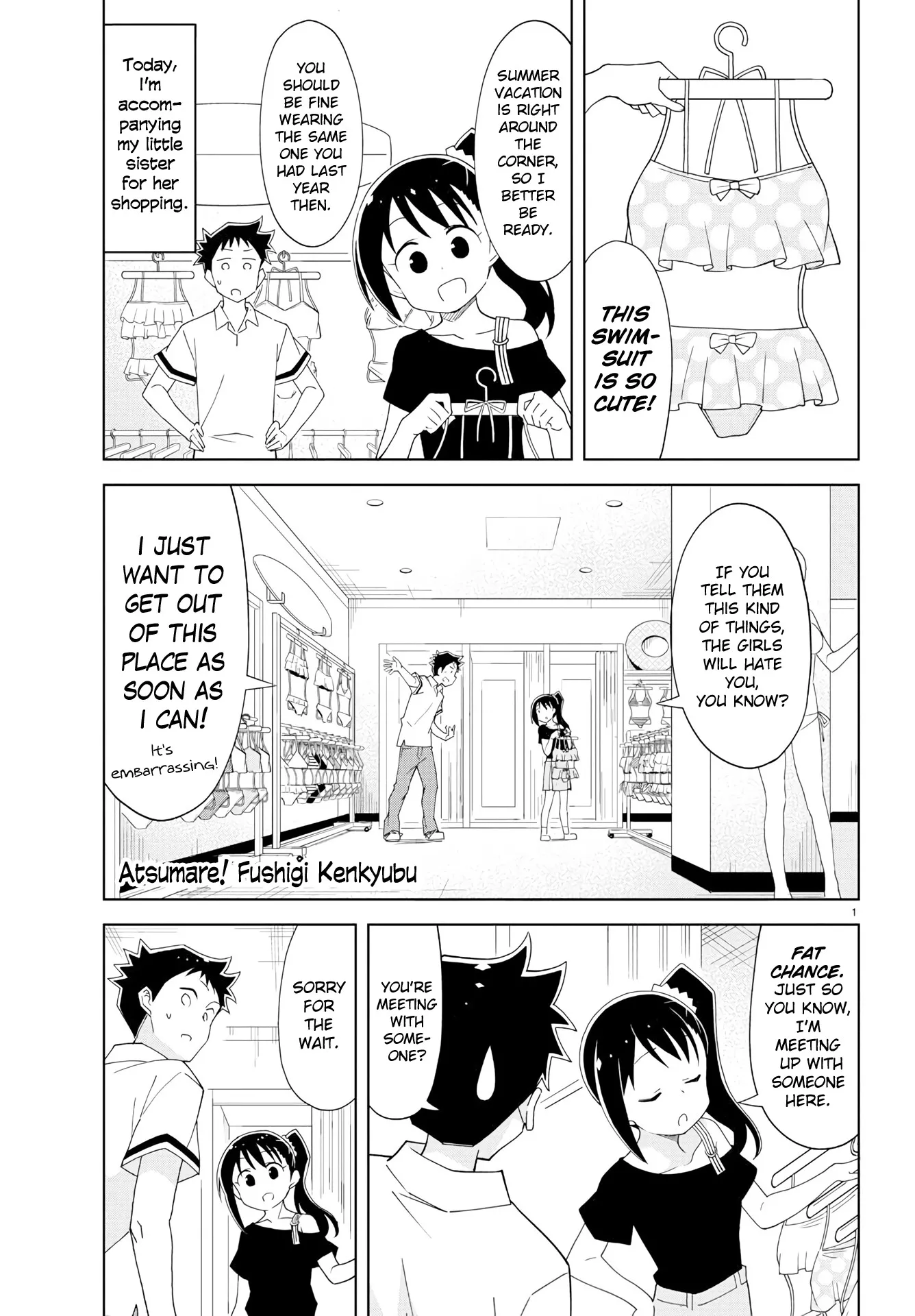 Read Atsumare! Fushigi Kenkyu-bu Chapter 137 - The Mystery of Picking Swimsuits Online