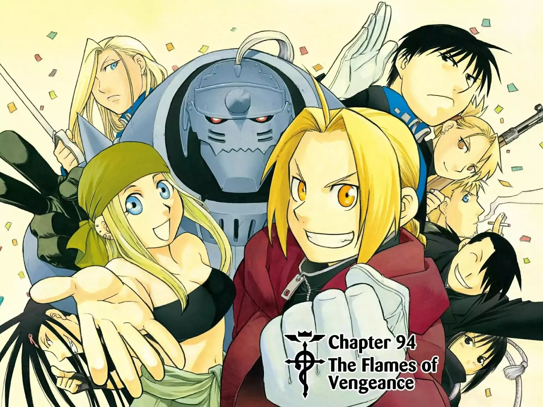 Read FullMetal Alchemist Chapter 94 - The Flames of Vengeance Online