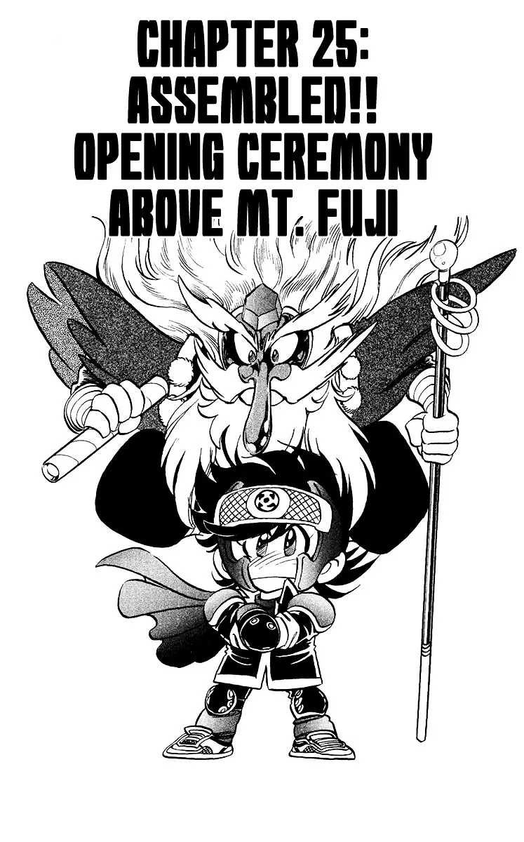 Read Blazing Ninjaman Chapter 25 - Assembled!! Opening Ceremony Above Mt. Fuji Online